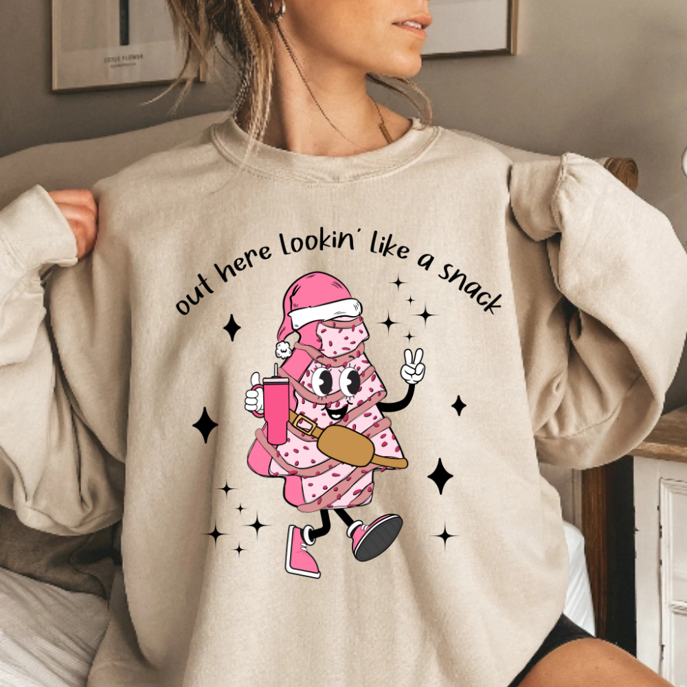 Looking Like a Snack - Crewneck Pullover Sweatshirt