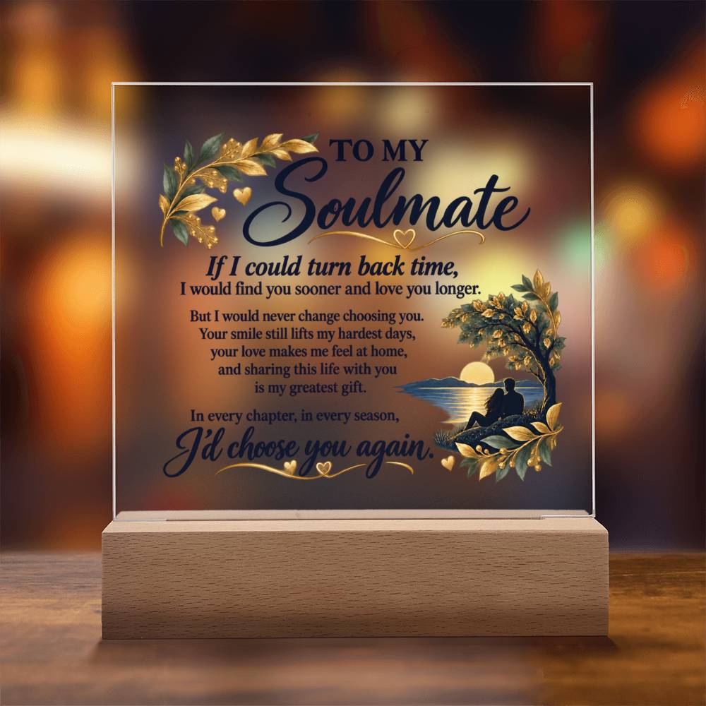 I’d Choose You Again | Acrylic Plaque