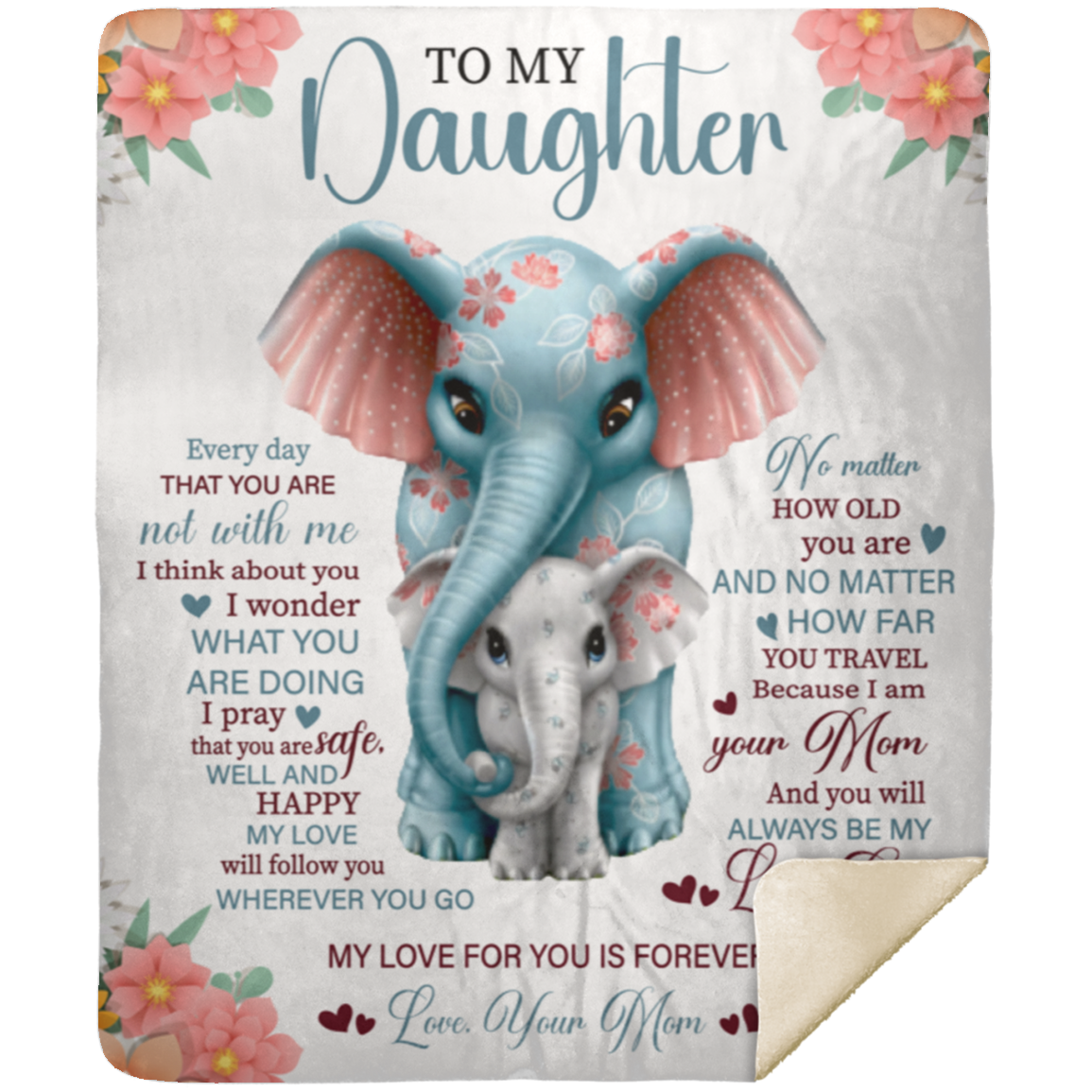 To My Daughter Blanket | Mom