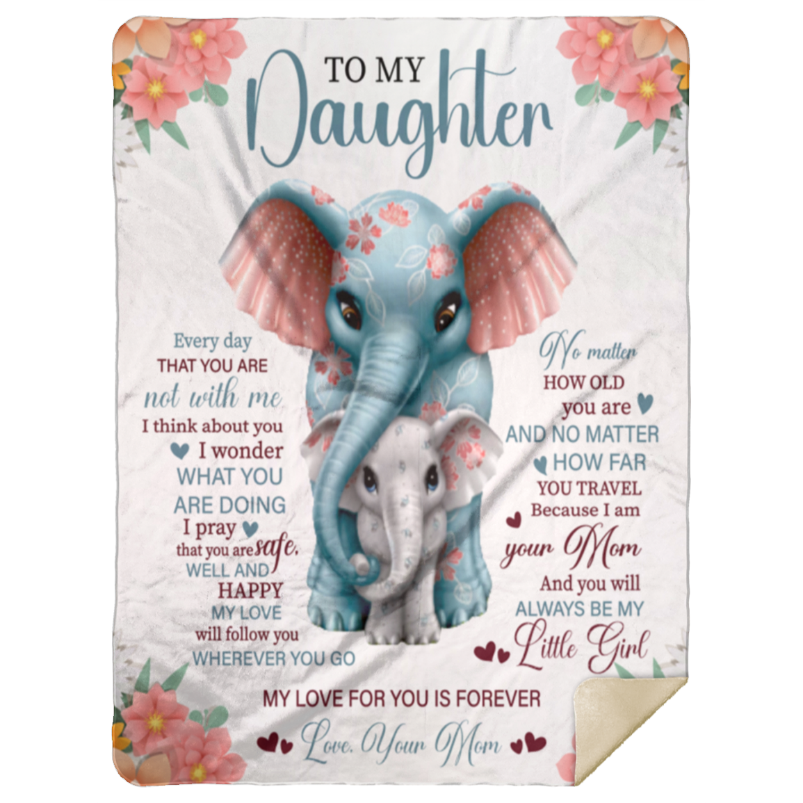 To My Daughter Blanket | Mom
