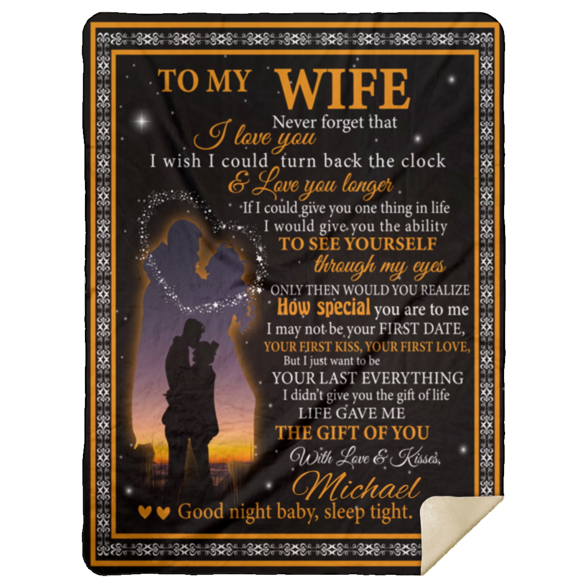To My Wife Blanket | Husband - Personalized