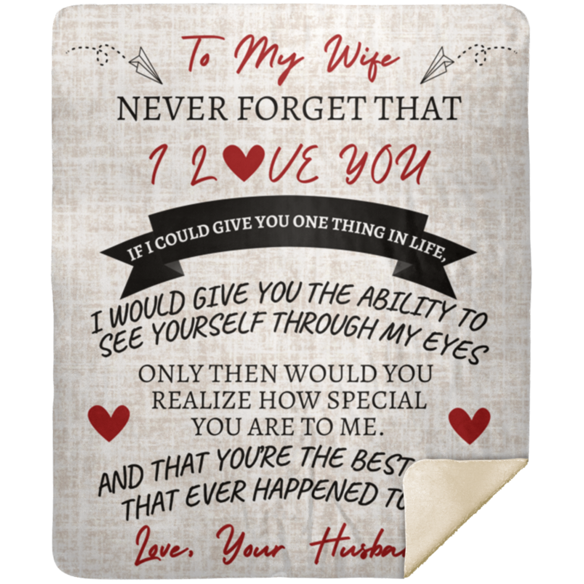 To My Wife - Blanket | Best Thing that Ever Happened to Me