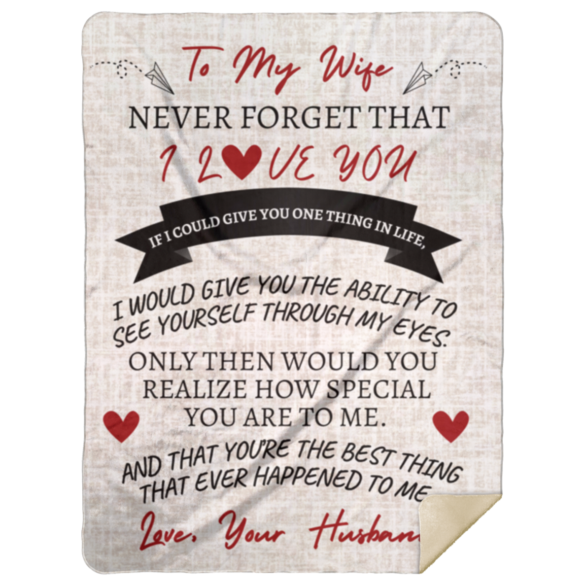 To My Wife - Blanket | Best Thing that Ever Happened to Me