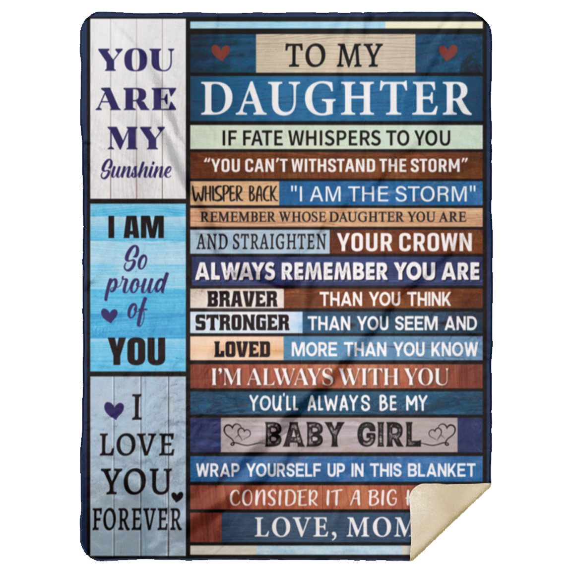 π Best-Selling Gift of the Year - To My Daughter Blanket | You Are My Sunshine