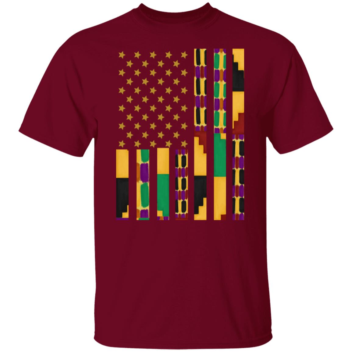 African Kente Flag T-Shirt