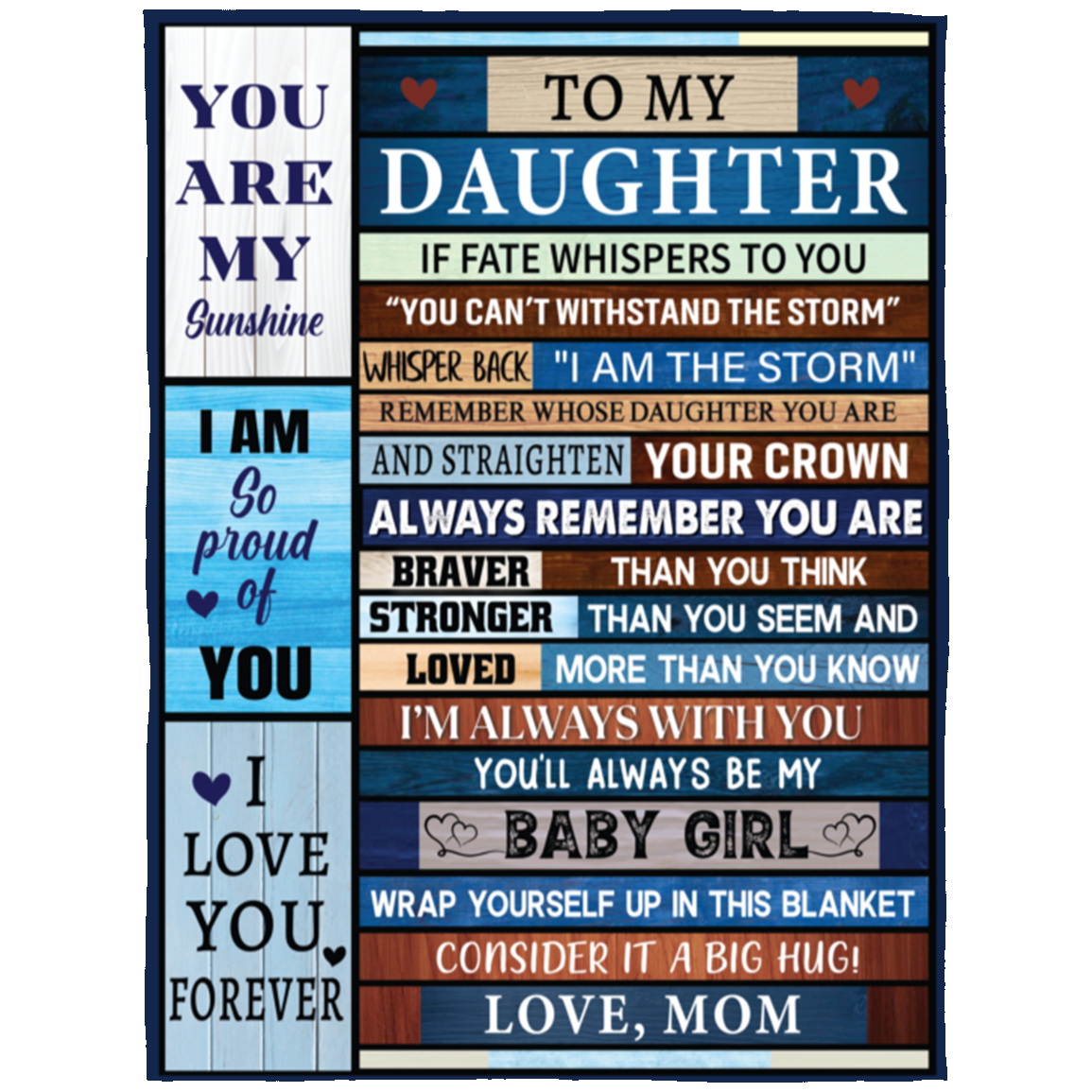 To My Daughter - You Are My Sunshine