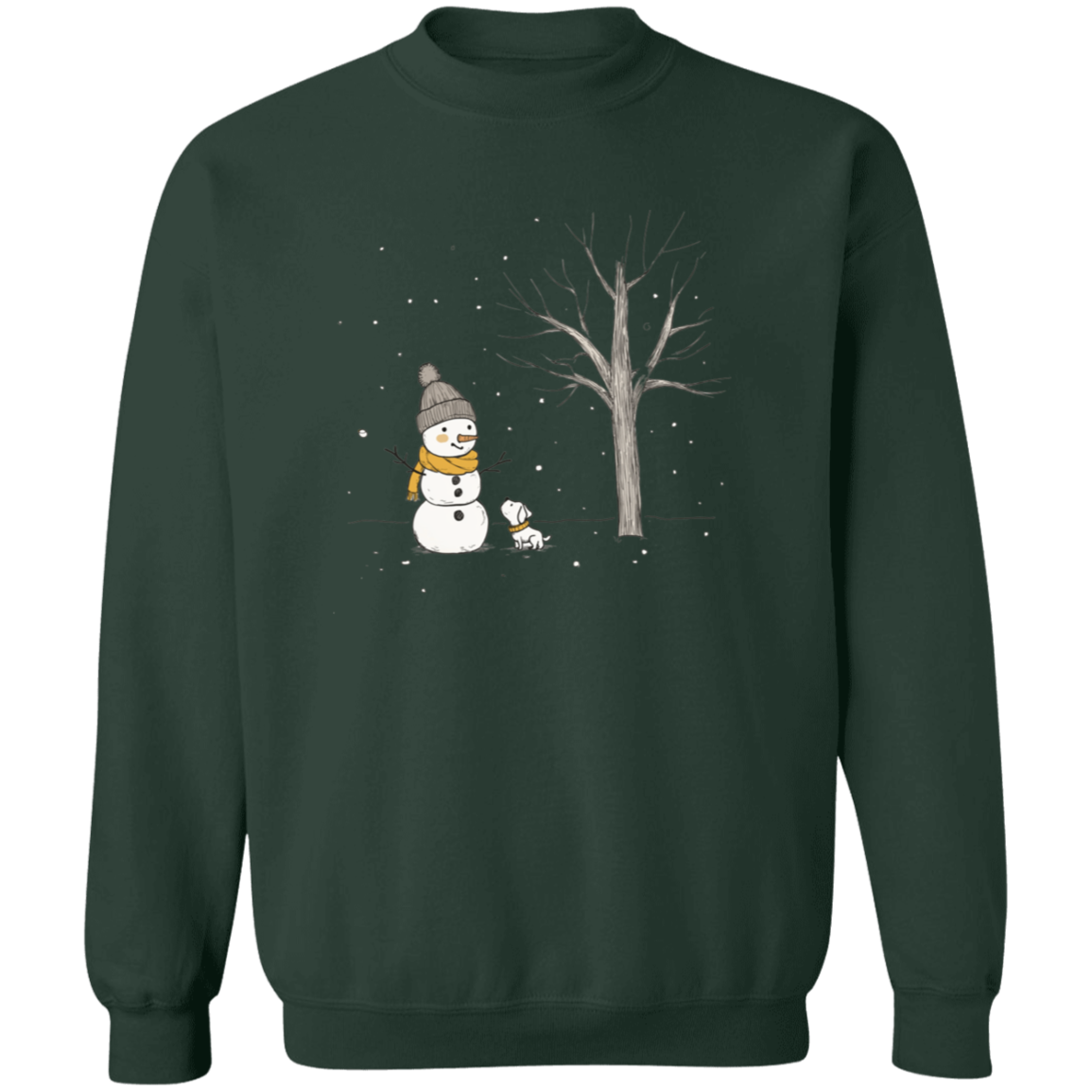 Snowman Holiday Pullover Sweatshirt