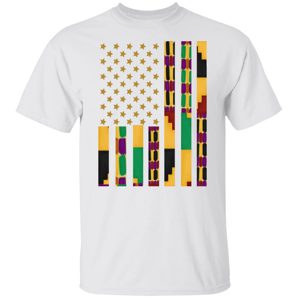 African Kente Flag T-Shirt