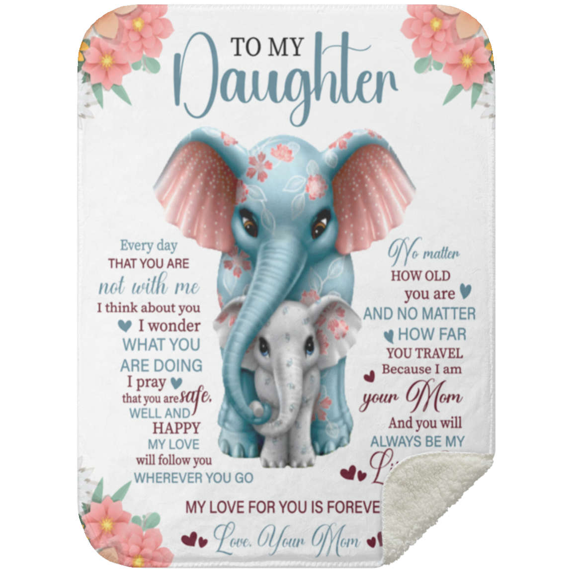 To My Daughter Blanket | Mom