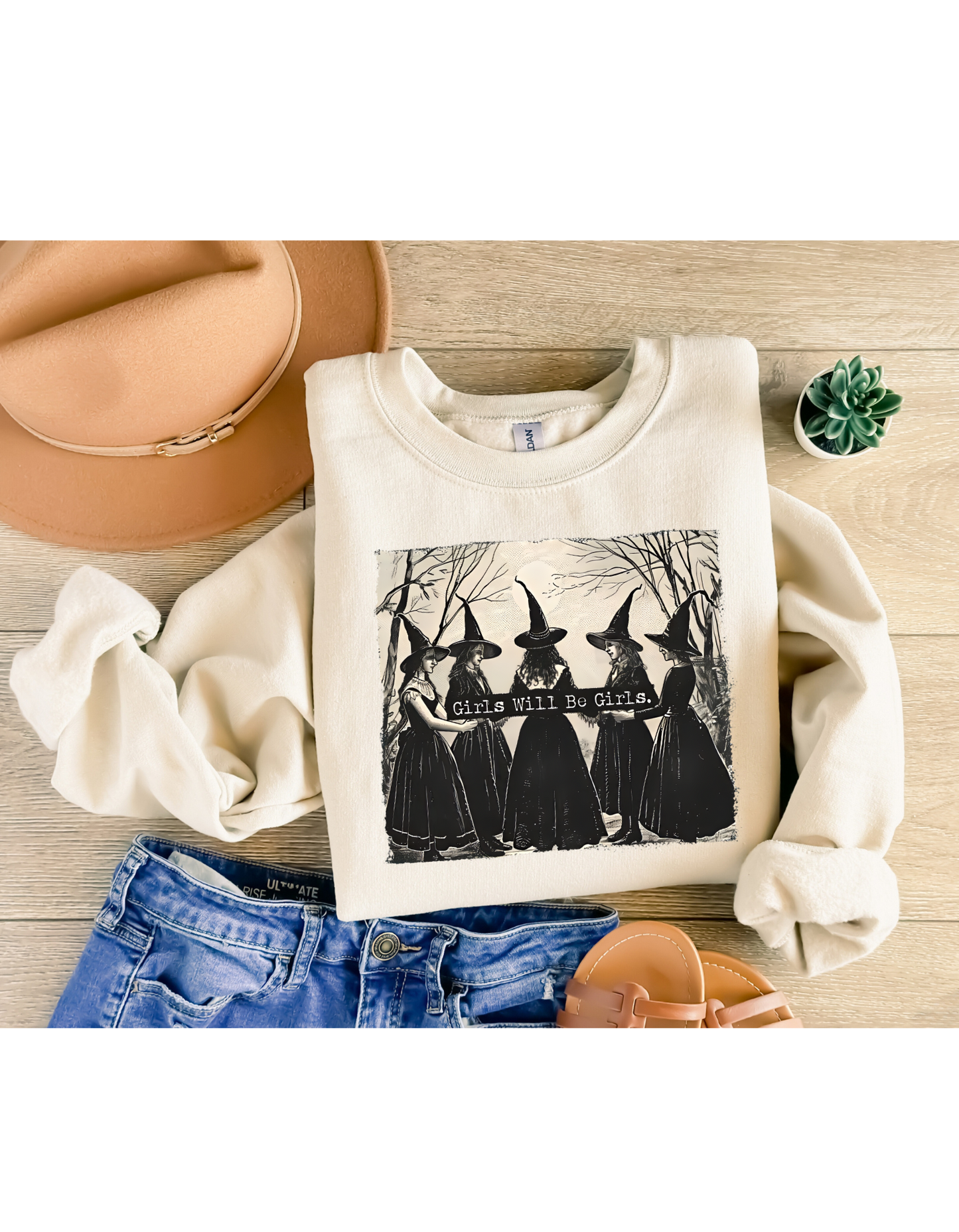 Girls Will Be Girls Pullover Sweatshirt