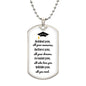 All Your Memories | Graduation Necklace Tag - Dog Tag
