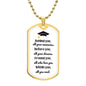 All Your Memories | Graduation Necklace Tag - Dog Tag