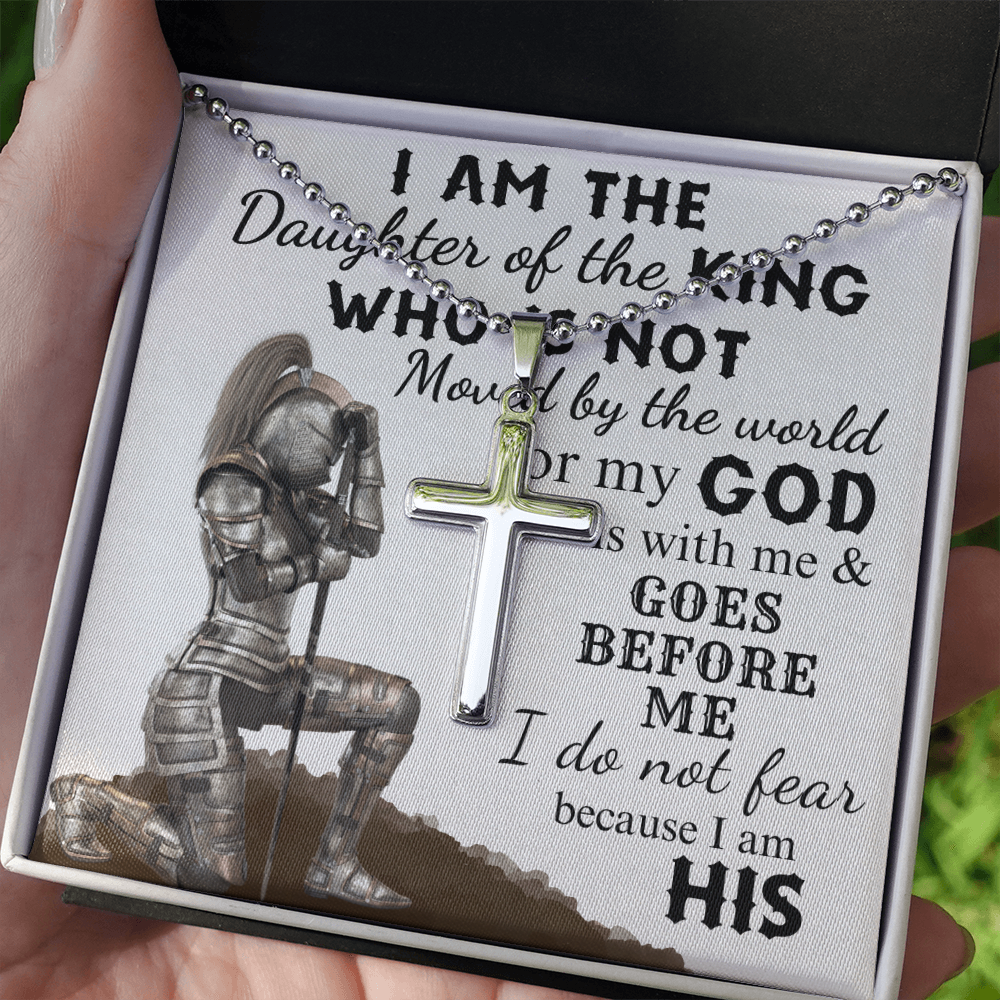 I AM THE Daughter of the KING - Cross Necklace