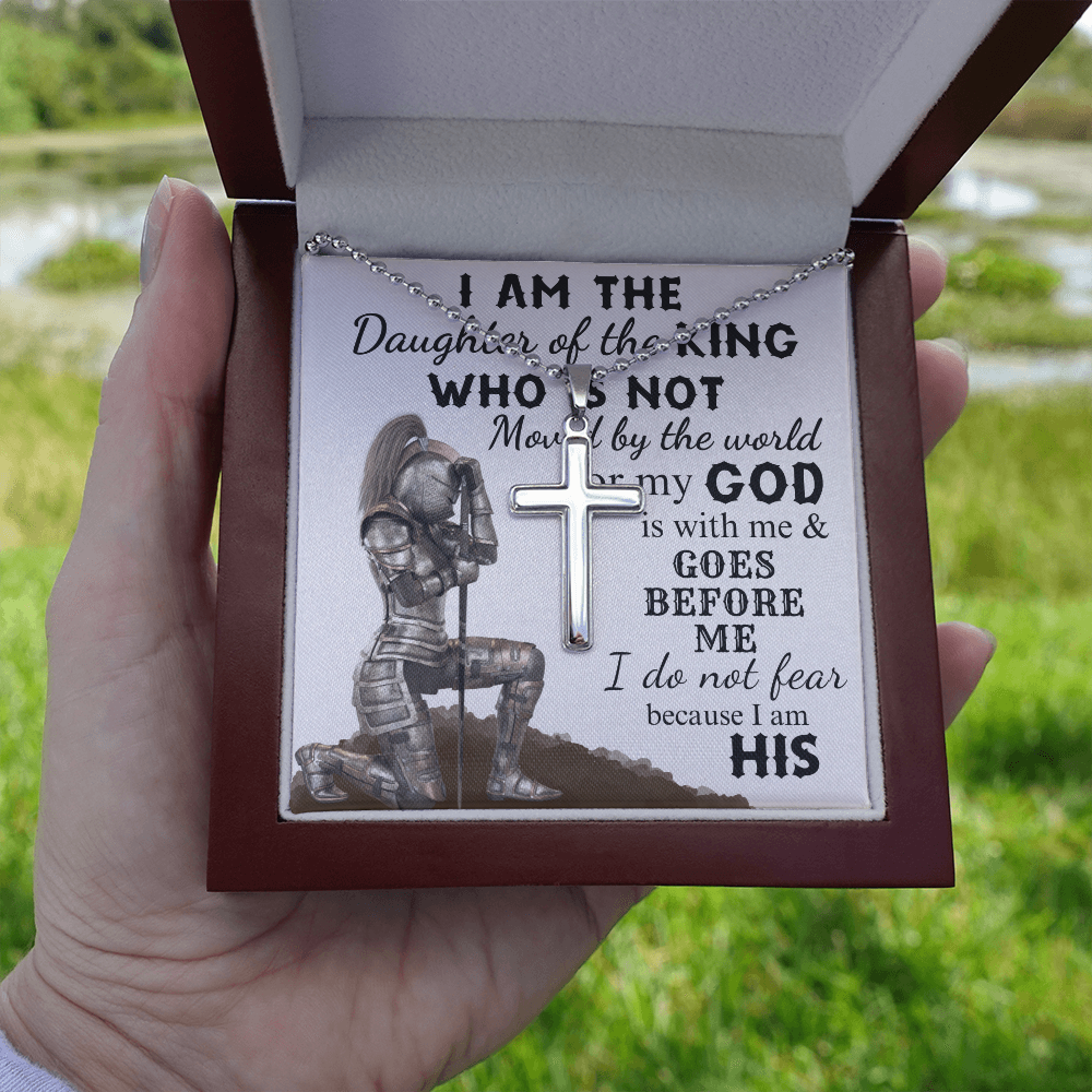 I AM THE Daughter of the KING - Cross Necklace