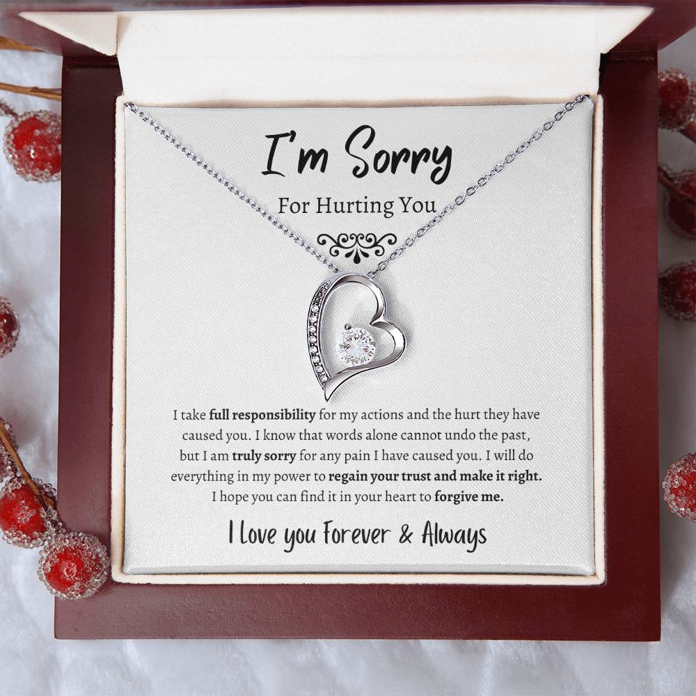 I'm Sorry For Hurting You - Forever Love Necklace