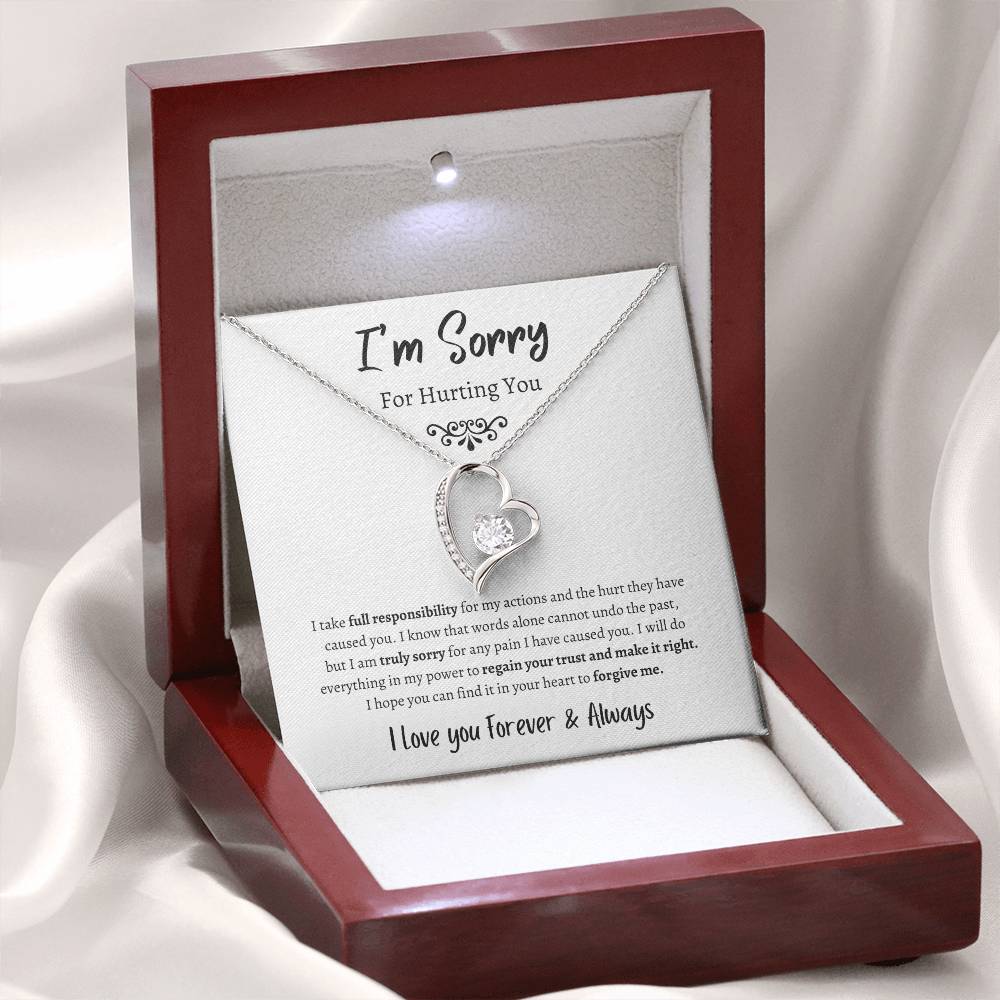 I'm Sorry For Hurting You - Forever Love Necklace