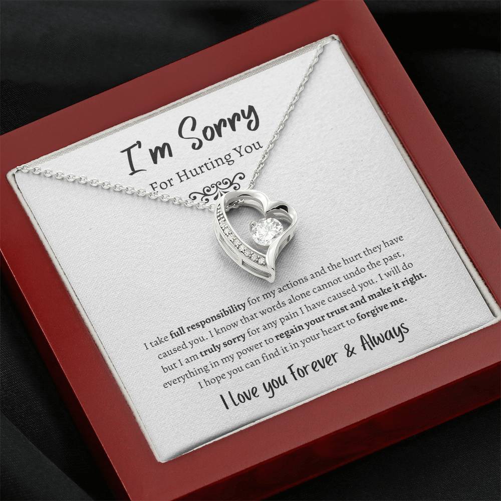 I'm Sorry For Hurting You - Forever Love Necklace