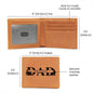 Leather Wallet - Dad Hard Working | Office