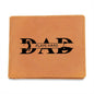 Leather Wallet - Dad Plays Hard-Golf