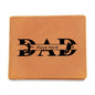 Leather Wallet - Theme: Dad Plays Hard
