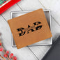 Leather Wallet - Dad Plays Hard-Golf