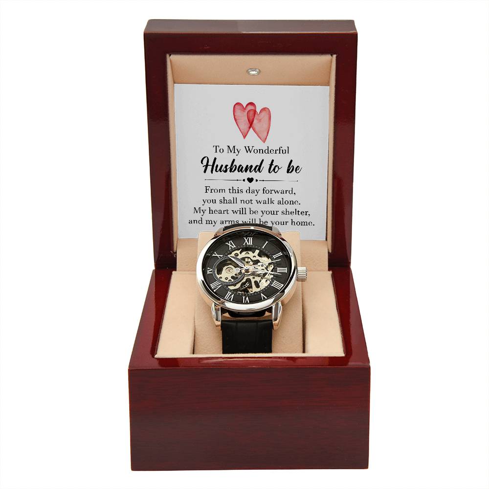 Husband to Be Gift - Men's Openwork Watch