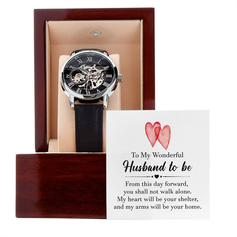 Husband to Be Gift - Men's Openwork Watch