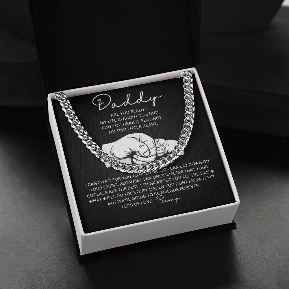 To My Daddy | We're Going To Be Friends Forever - Cuban Link Chain