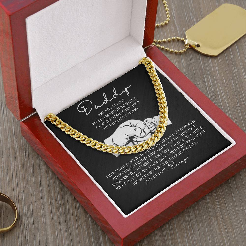 To My Daddy | We're Going To Be Friends Forever - Cuban Link Chain
