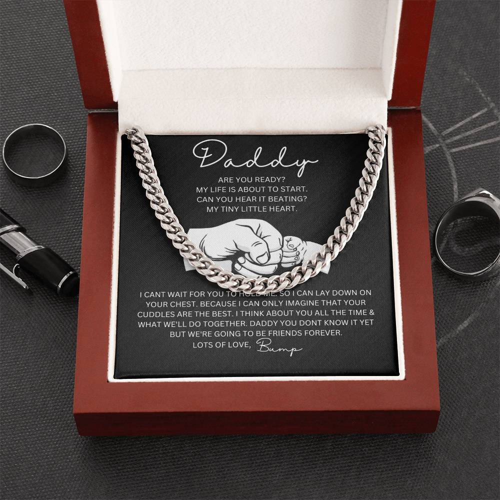 To My Daddy | We're Going To Be Friends Forever - Cuban Link Chain