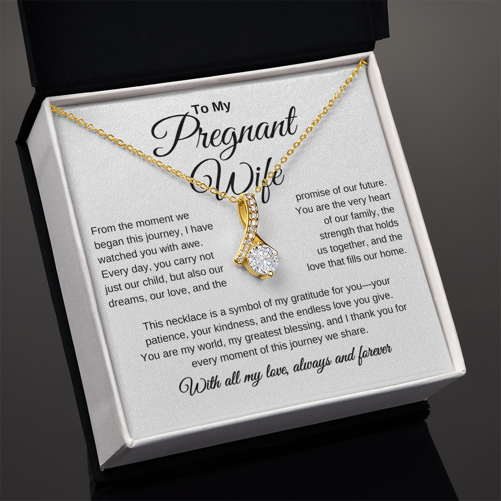 To My Pregnant Wife - Alluring Beauty Necklace