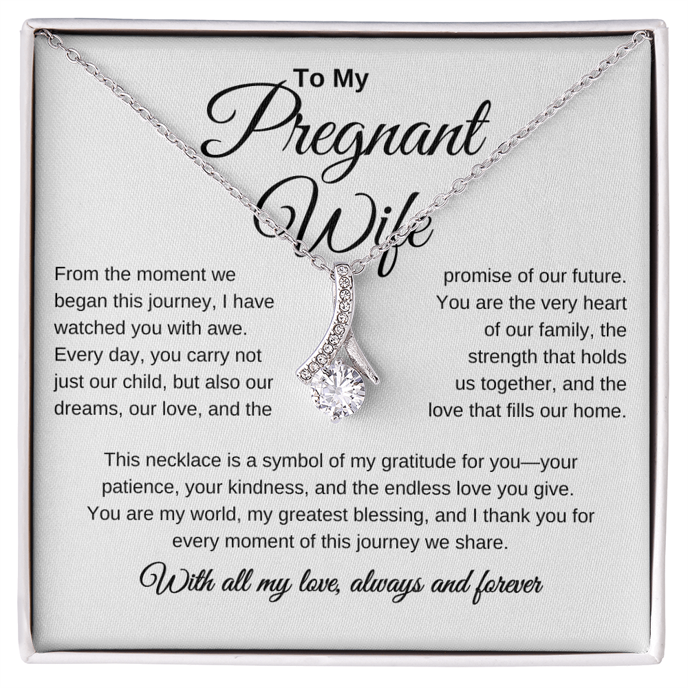 To My Pregnant Wife - Alluring Beauty Necklace
