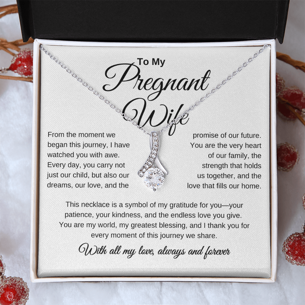 To My Pregnant Wife - Alluring Beauty Necklace