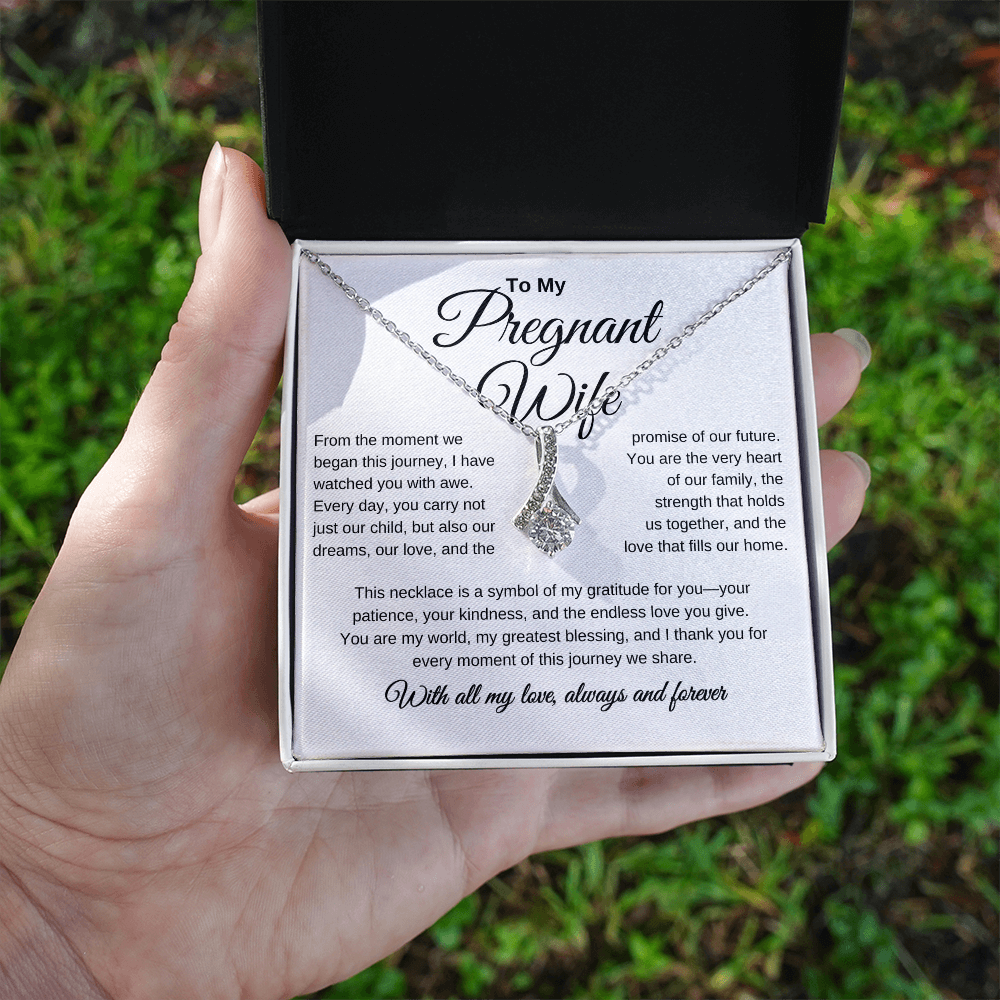 To My Pregnant Wife - Alluring Beauty Necklace