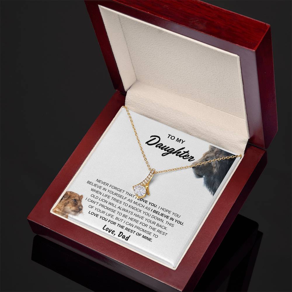 Daughter - Believe in Yourself - Alluring Beauty Necklace