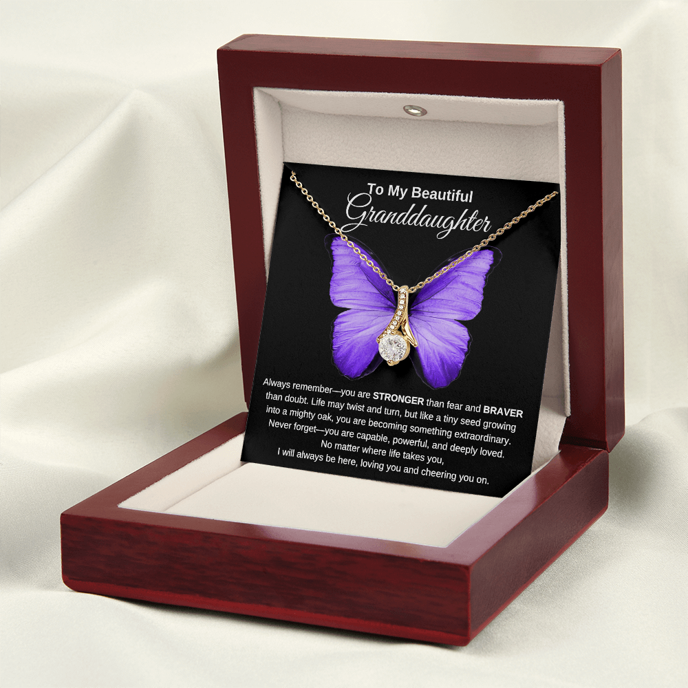 Granddaughter | You Are Deeply Loved - Alluring Beauty Necklace