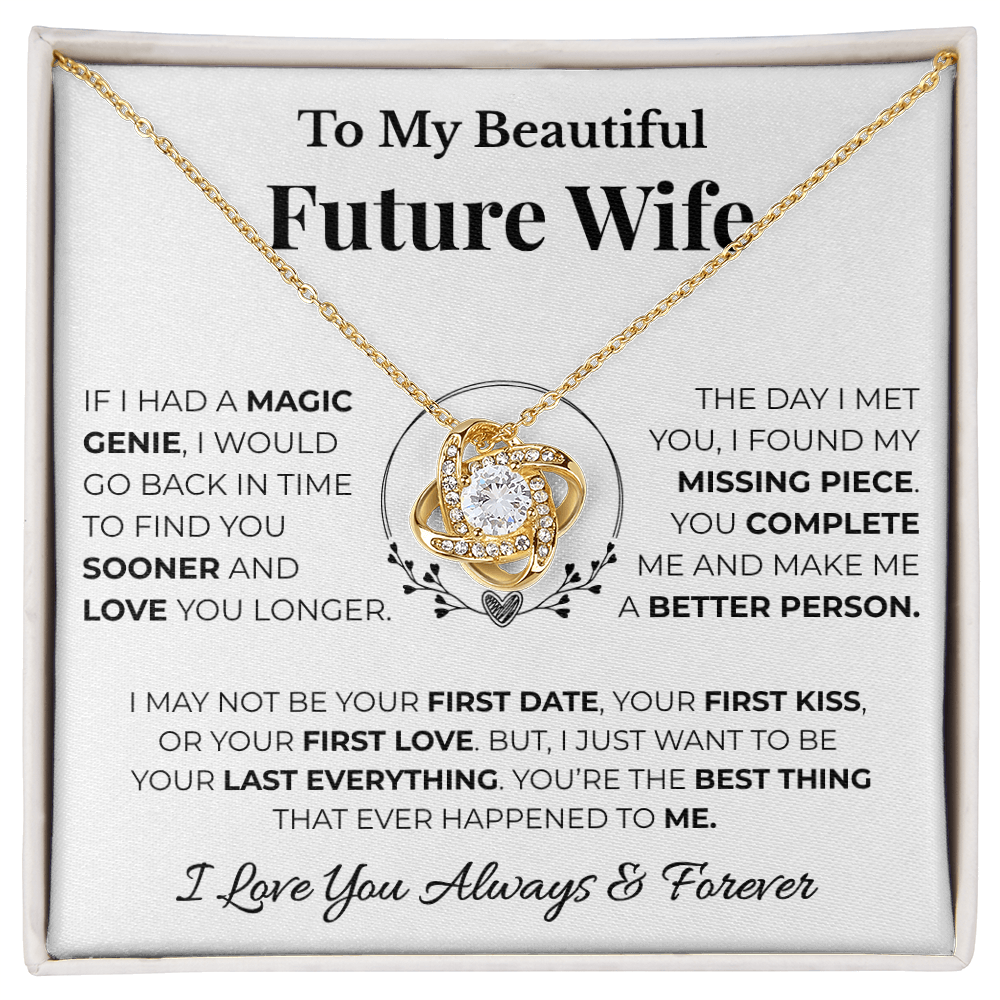 Love Knot Necklace – Perfect Gift for Future Wife
