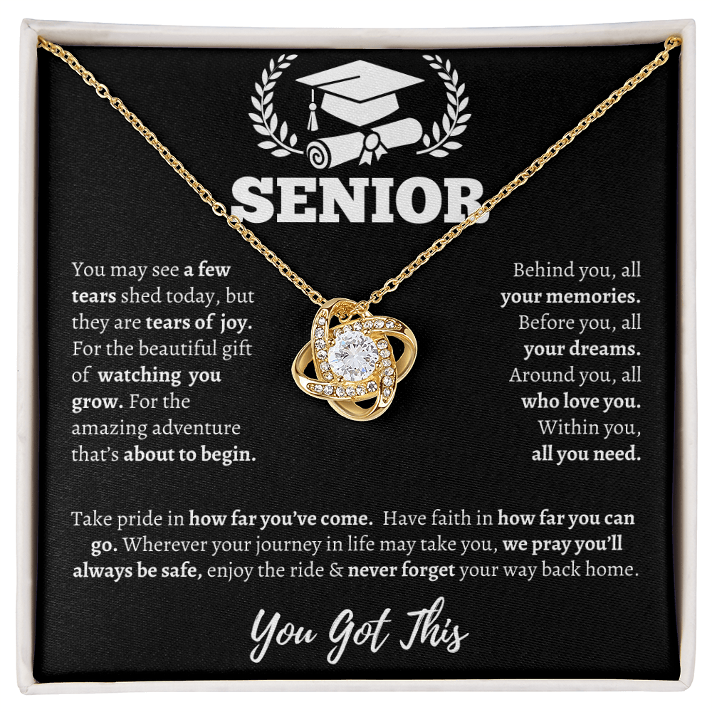 Senior Graduation Gift - Love Knot Necklace