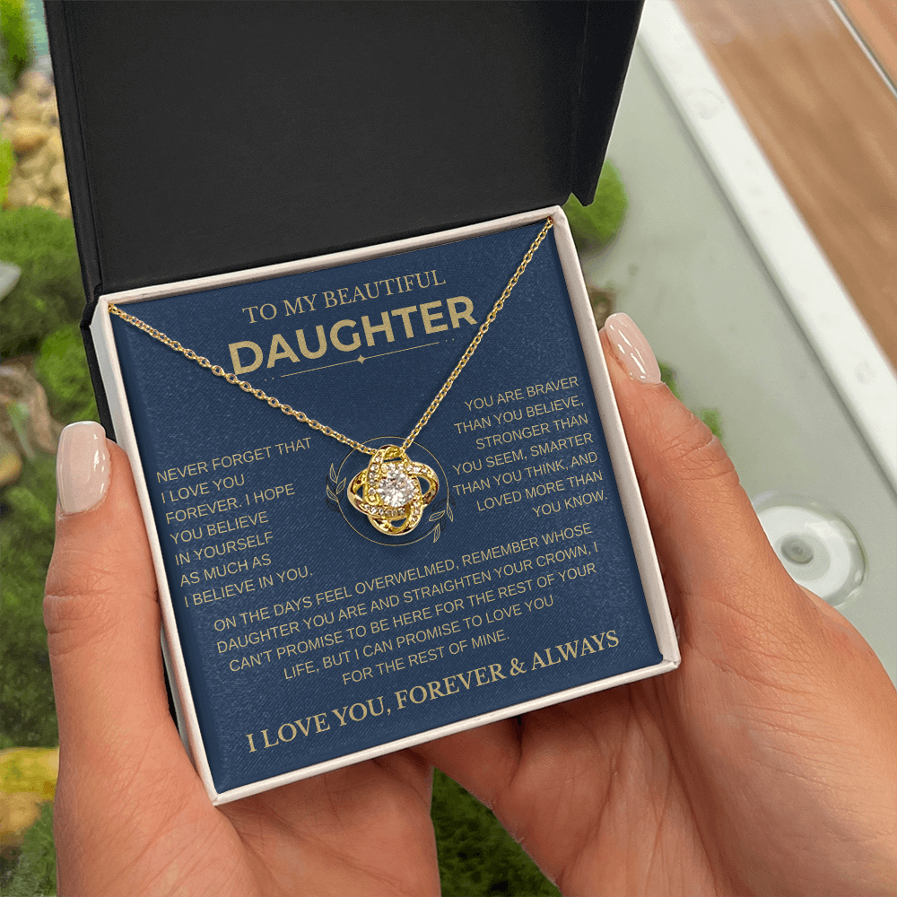 Gift for Daughter - "Never Forget That I Love You"