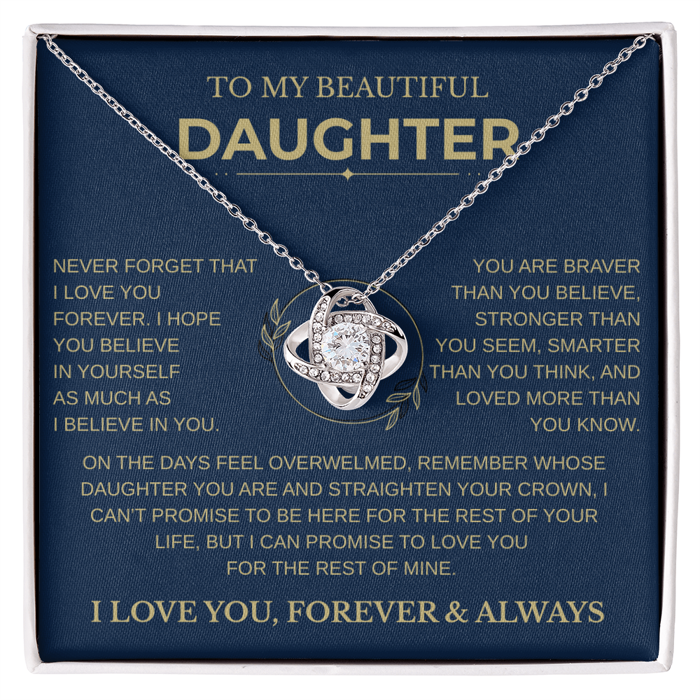 Gift for Daughter - "Never Forget That I Love You"