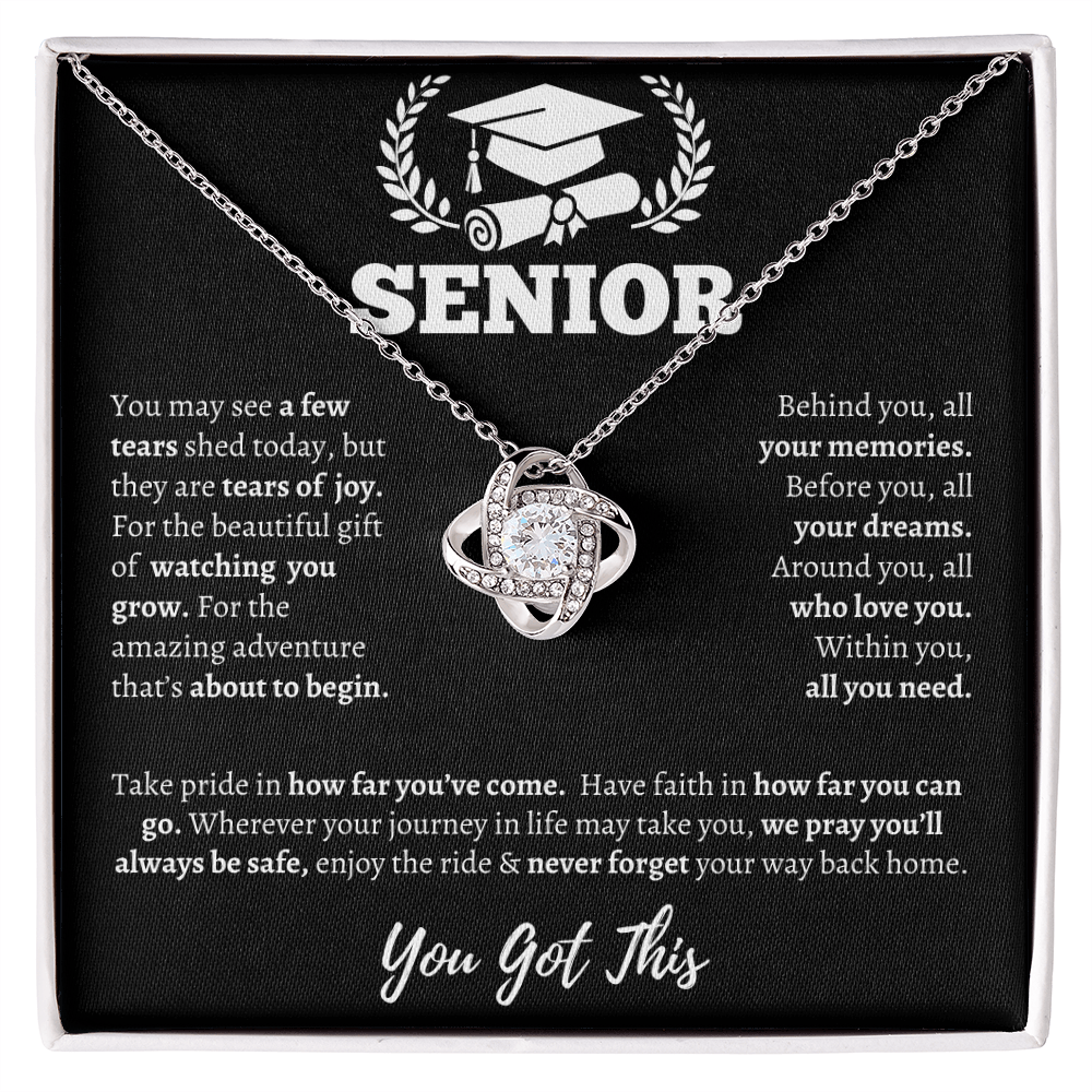 Senior Graduation Gift - Love Knot Necklace