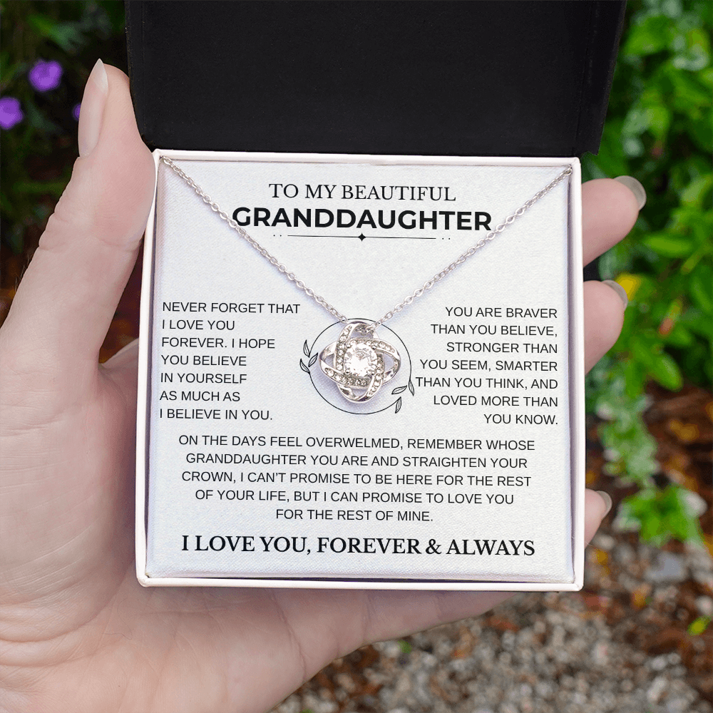 Gift for Granddaughter - "Never Forget that I Love You"