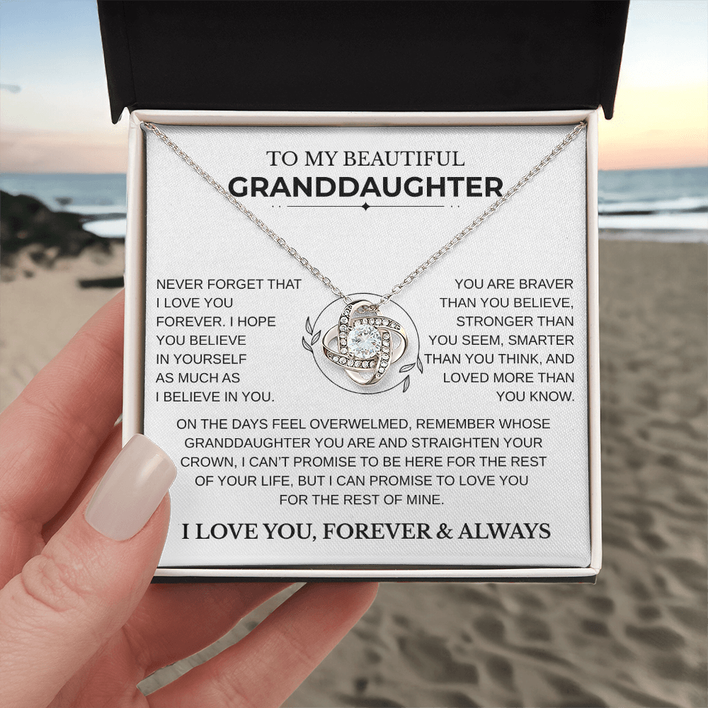 Gift for Granddaughter - "Never Forget that I Love You"