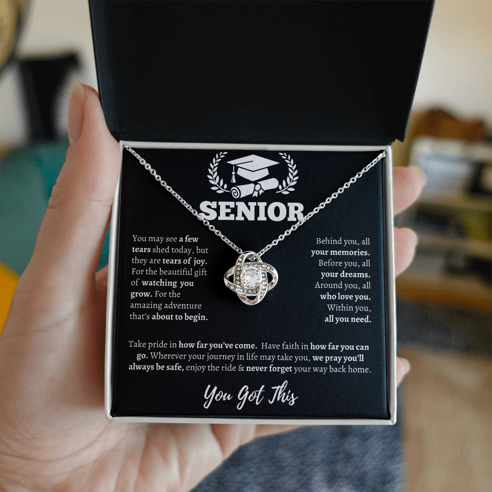 Senior Graduation Gift - Love Knot Necklace