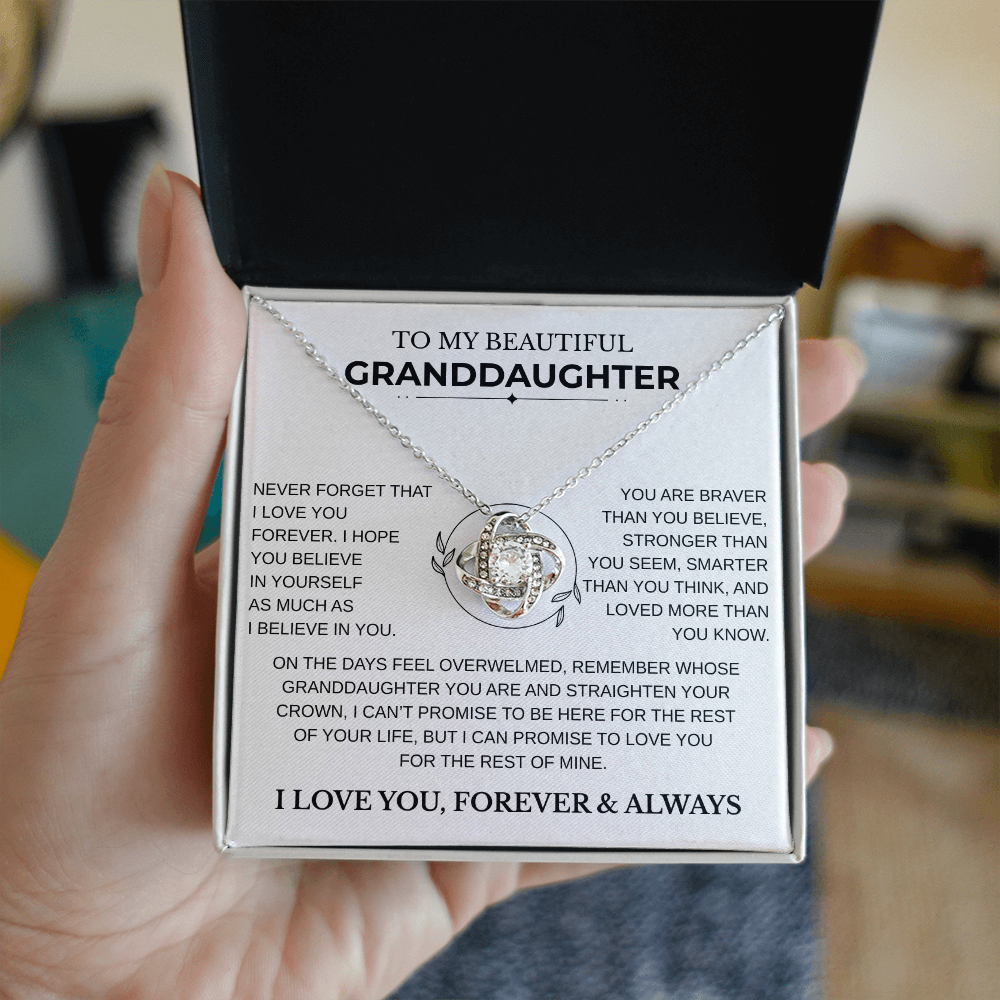 Gift for Granddaughter - "Never Forget that I Love You"
