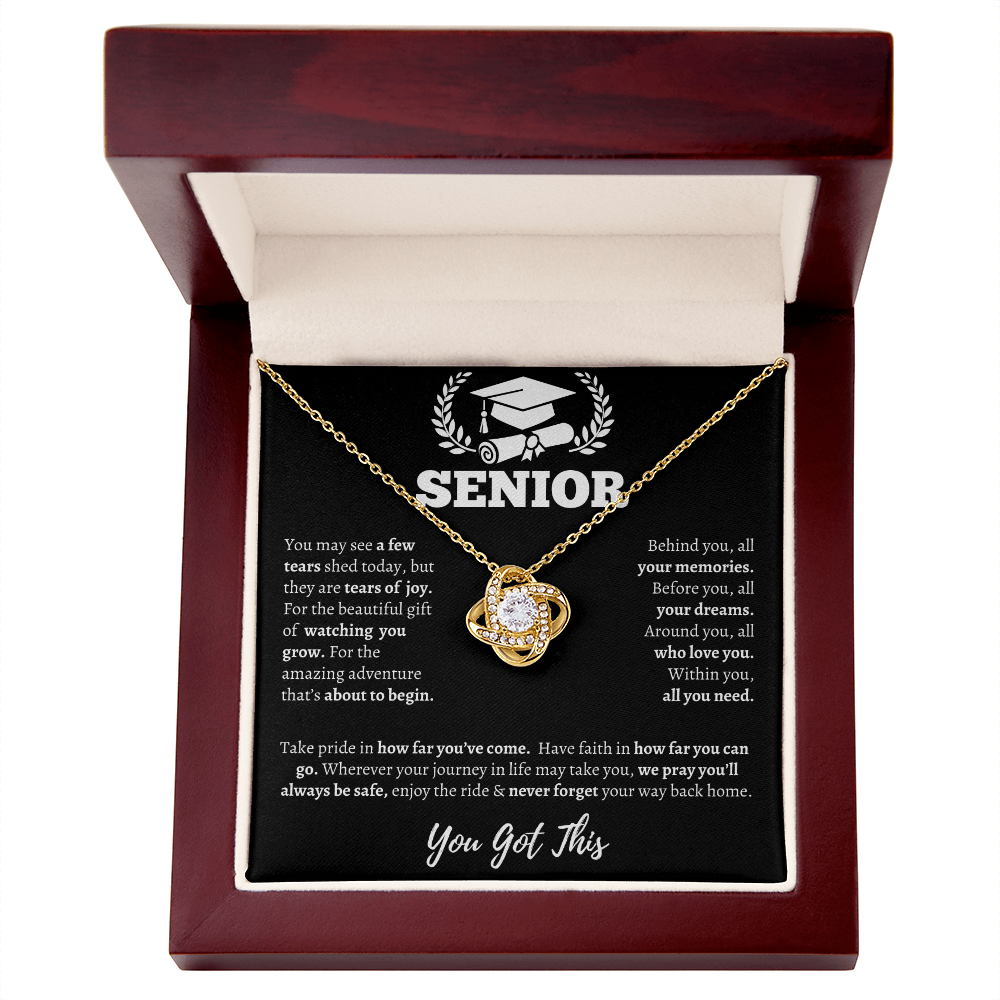 Senior Graduation Gift - Love Knot Necklace