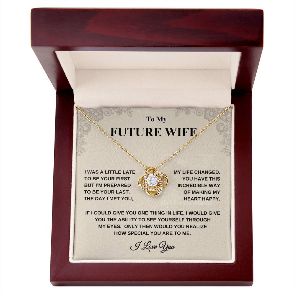 To My Future Wife | Love Knot Necklace