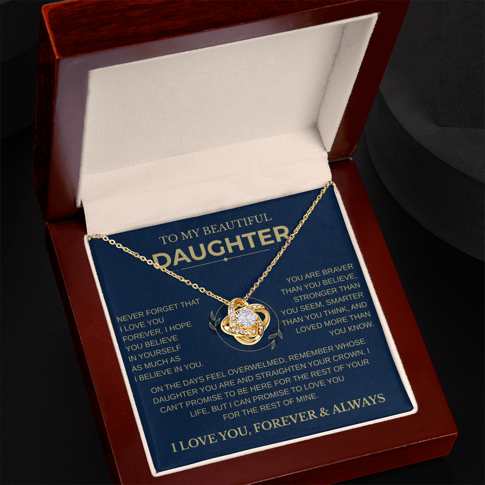 Gift for Daughter - "Never Forget That I Love You"