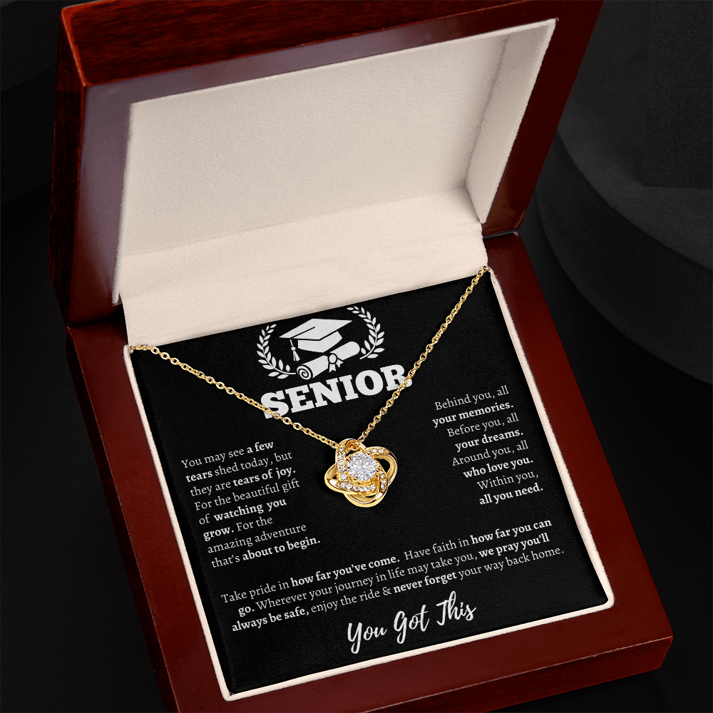Senior Graduation Gift - Love Knot Necklace