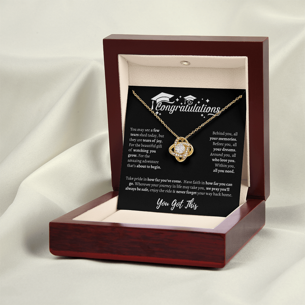 Graduation Gift - Love Knot Necklace